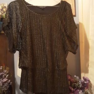 AByer Tops - Holiday gold Glitz top AByer Tops - Holiday gold Glitz top